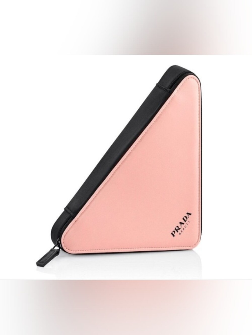 Prada Pink & Black Triangle  Bag 7"×7"×9" Authentic Comes With Dusr Bag